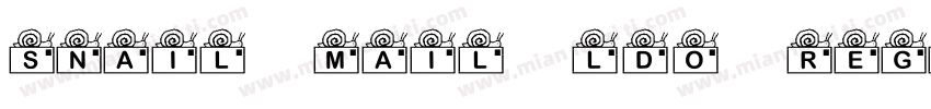 Snail Mail LDO Regul字体转换